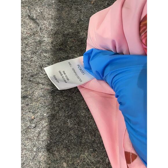 NWT Beulah Palomino Pink Horse Print Western Romper Jumpsuit V Neck L - Picture 5 of 5